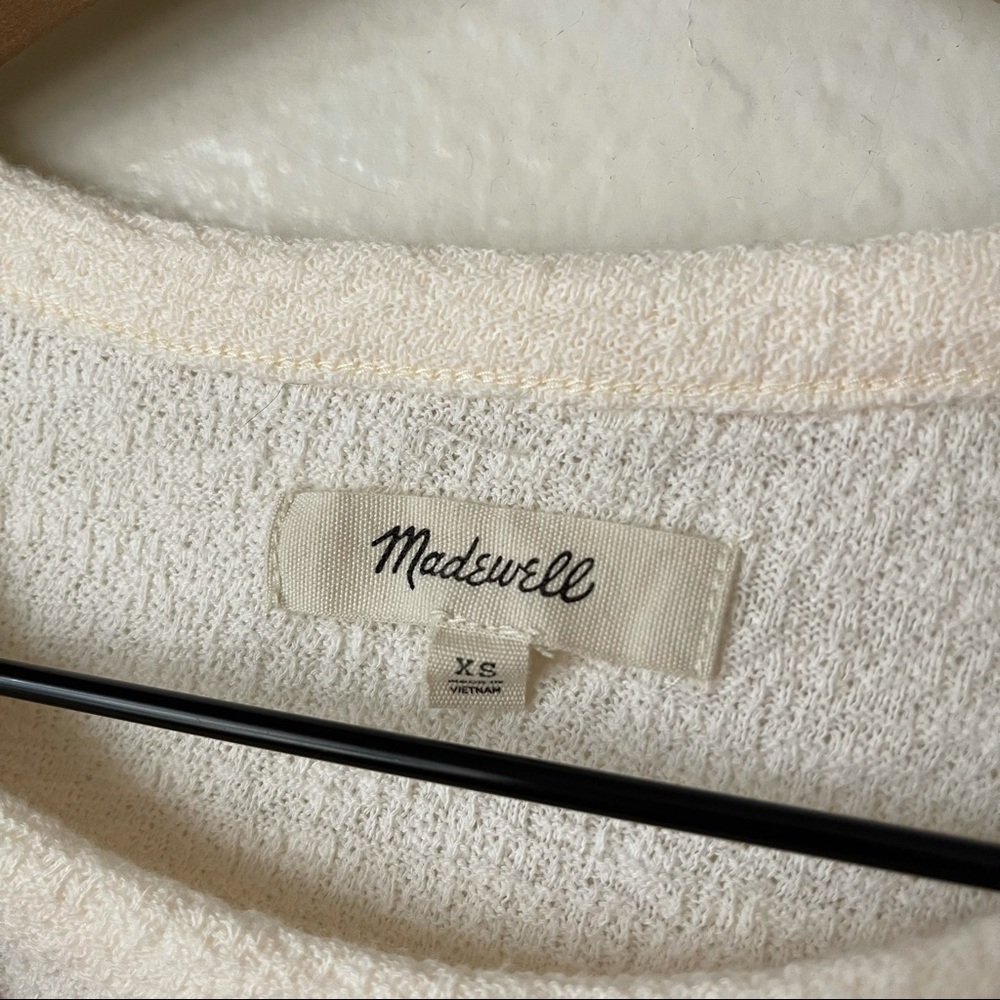 Madewell | Long Sleeve Side Tie Top - Picture 3 of 8